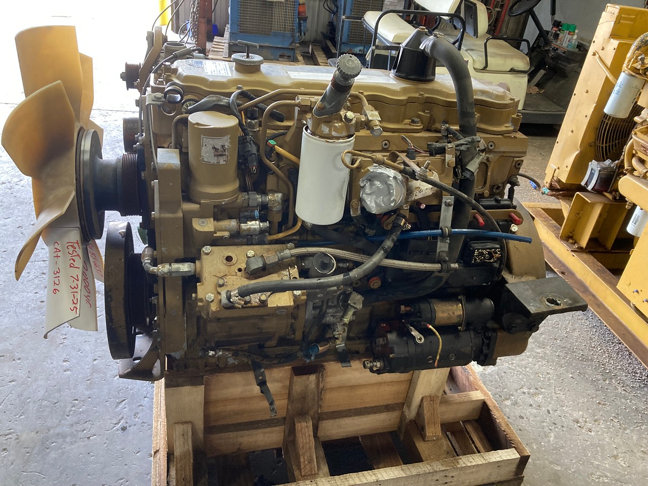 2000 Caterpillar 3126B 250hp Diesel Engine